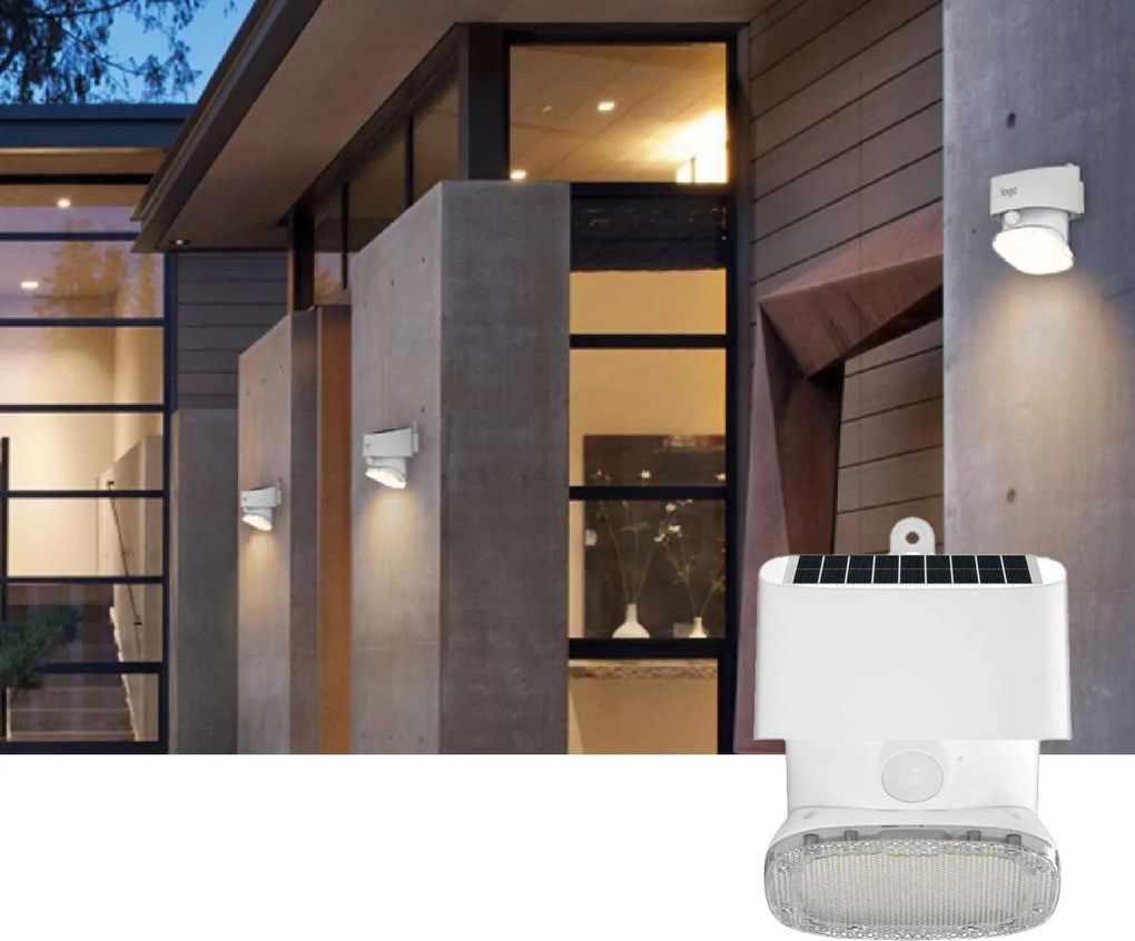 Lampada con Pannello Solare da esterno 2000 Lumen MARS2