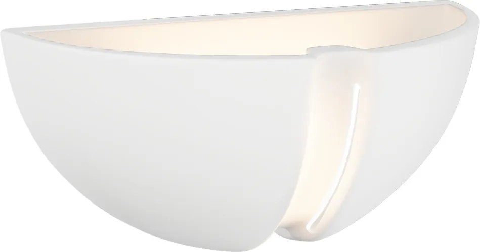 Applique da Parete G9 CONFINE in Gesso Pitturabile