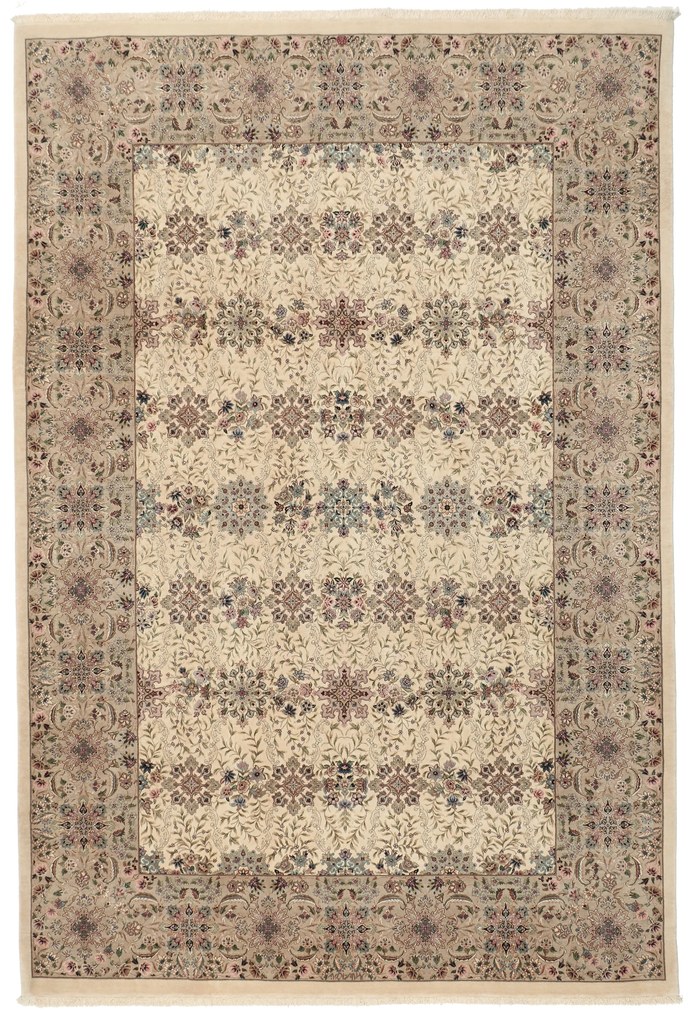 Isfahan Tappeto 210 x 310 (Iran) Annodato A Mano