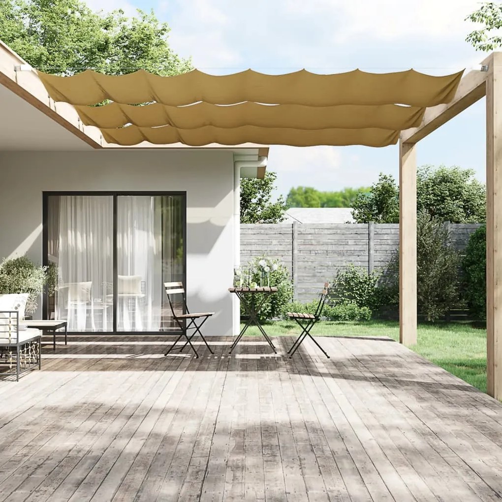 Paravento Verticale Beige 100x1000 Cm İn Tessuto Oxford /