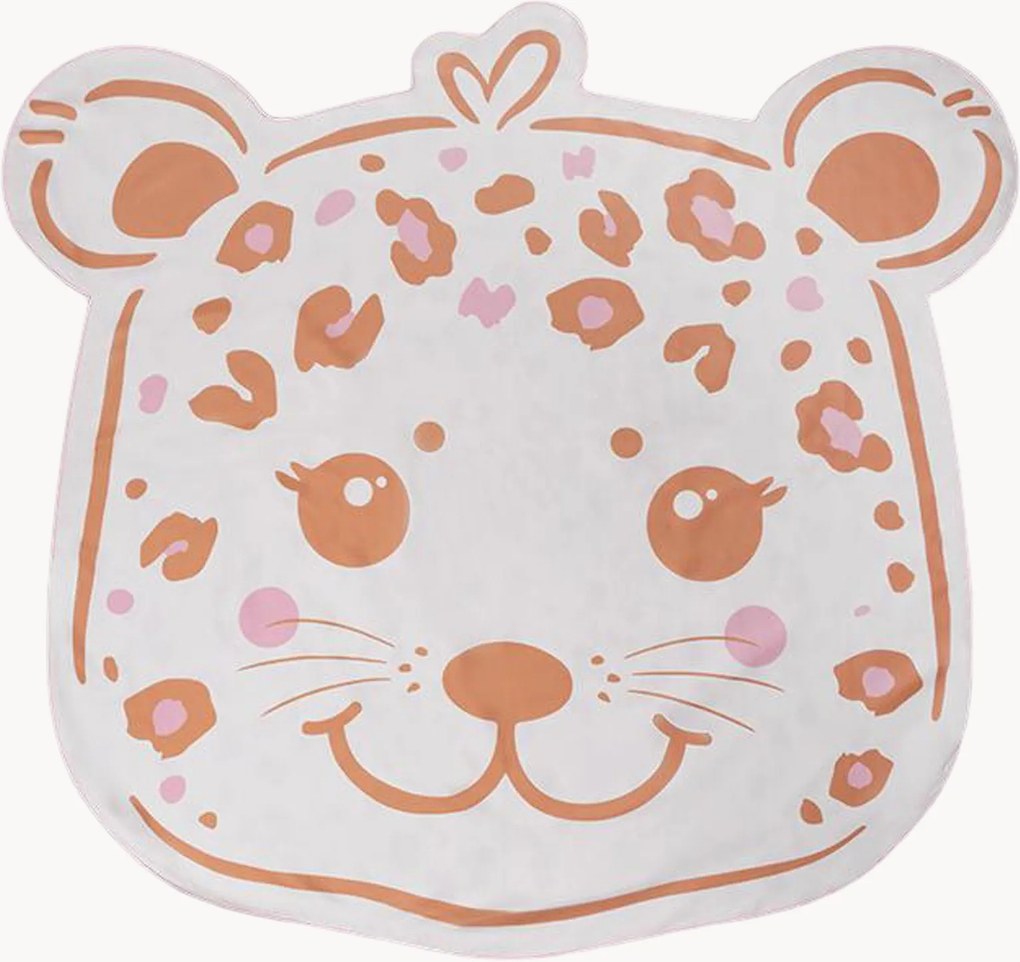 Telo mare per bambini in microfibra con custodia Leopard