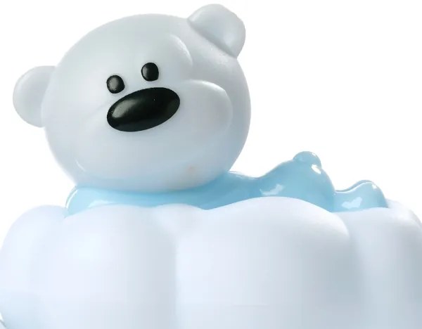 ONLI - LED Luce notturna ricaricabile per bambini NUVOLINA LED/2,5W/5V orsetto/blu