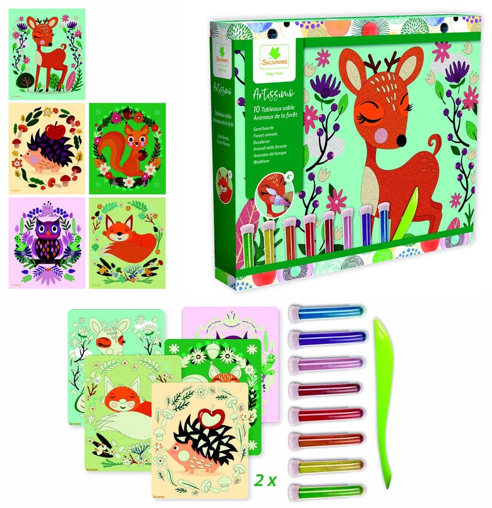 Artissimo - Glitter - Animali del bosco