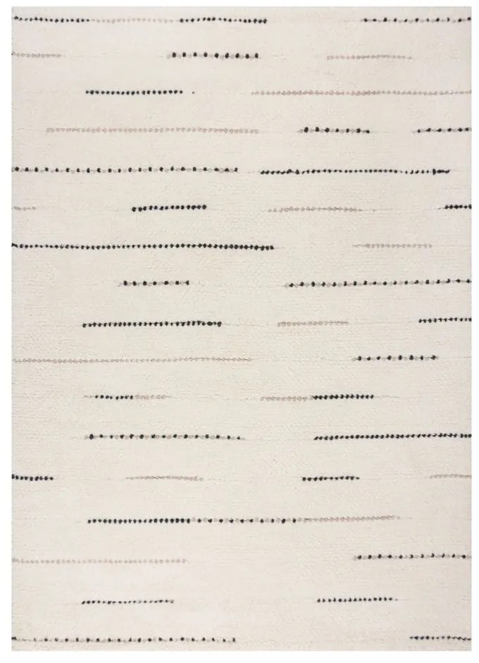 Tappeto in lana color crema tessuto a mano 160x230 cm Dottie Linear - Flair Rugs