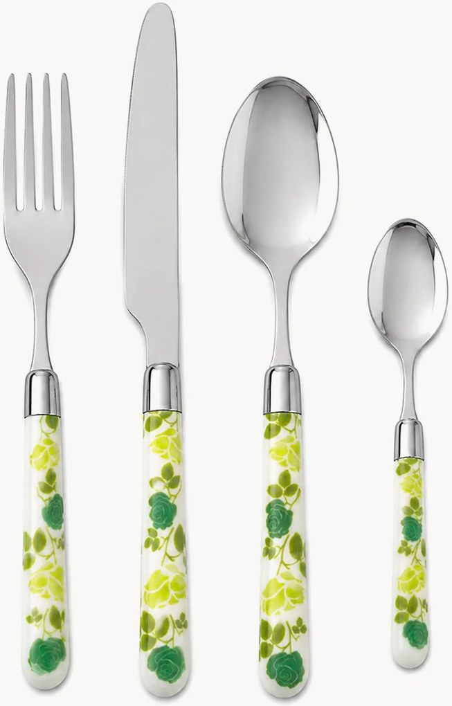 Set di 4 posate Rose