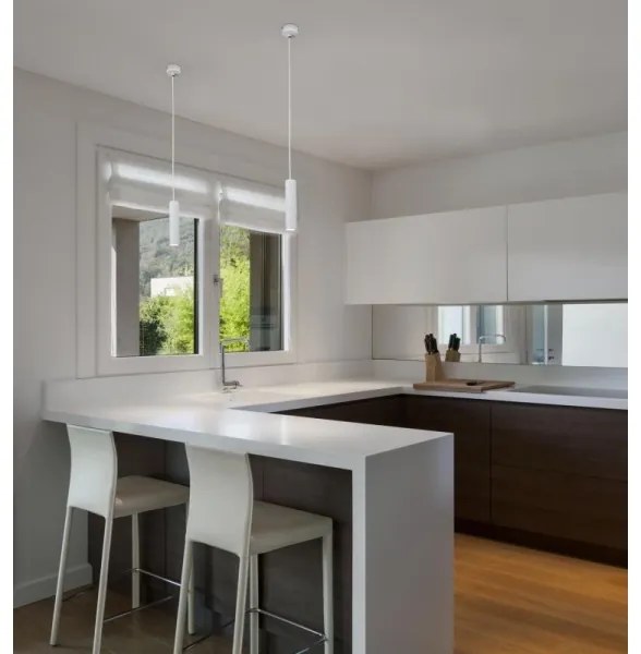 FARO 29894 - Lampadario LED su filo ORA LED/4W/230V bianco