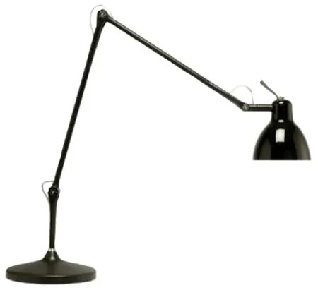 Luxy T2 Lampada da Tavolo Nero/Bianco Opaco - Rotaliana