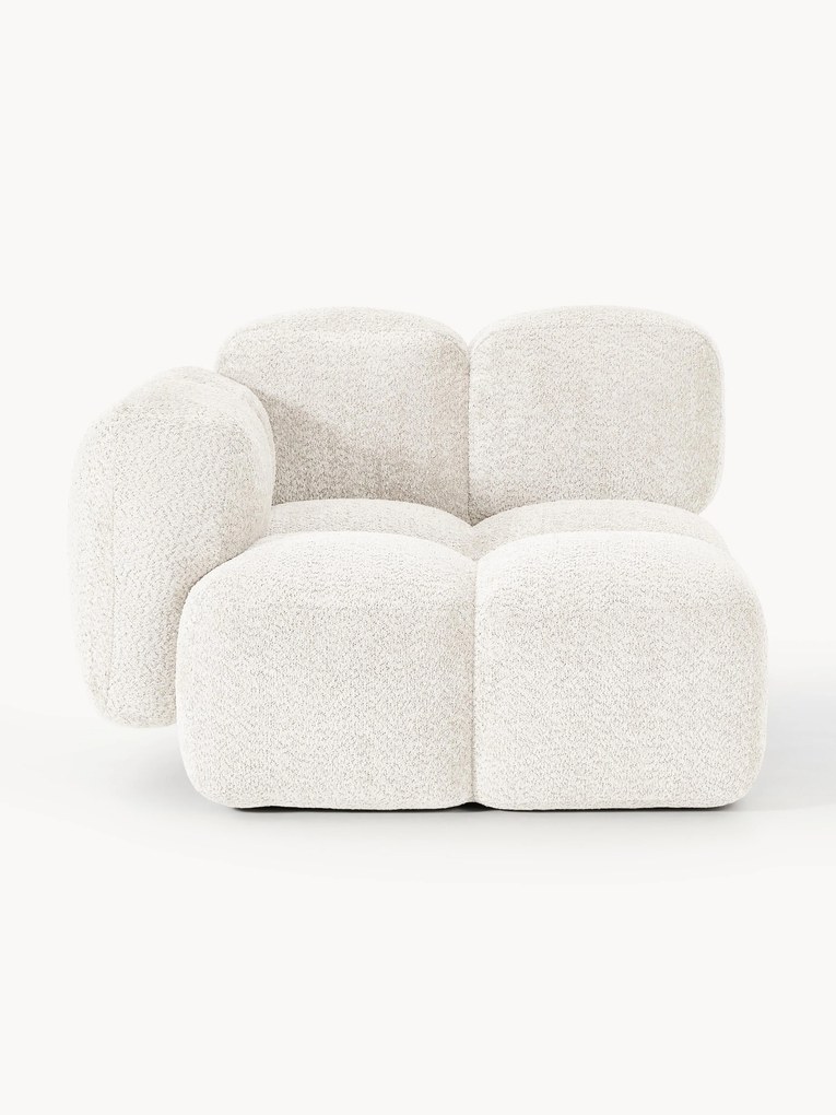 Modulo angolare in teddy-bouclé Tayla