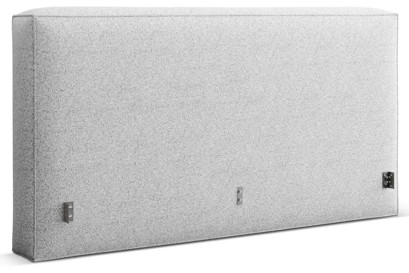 Testiera grigio chiaro in imbottito 209x100 cm Olivia – Micadoni