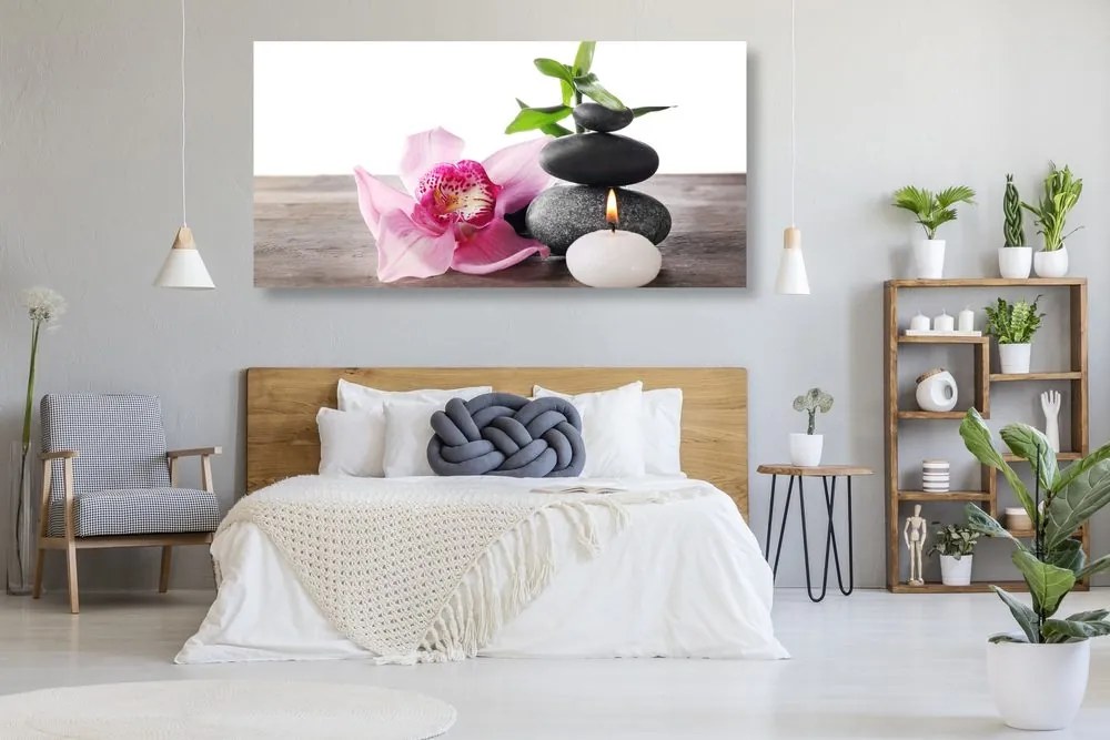 Quadro su tela – Natura morta zen armoniosa