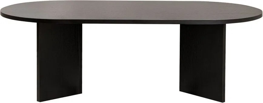 Tavolino da salotto nero opaco 60x119 cm Sable – Kalune Design