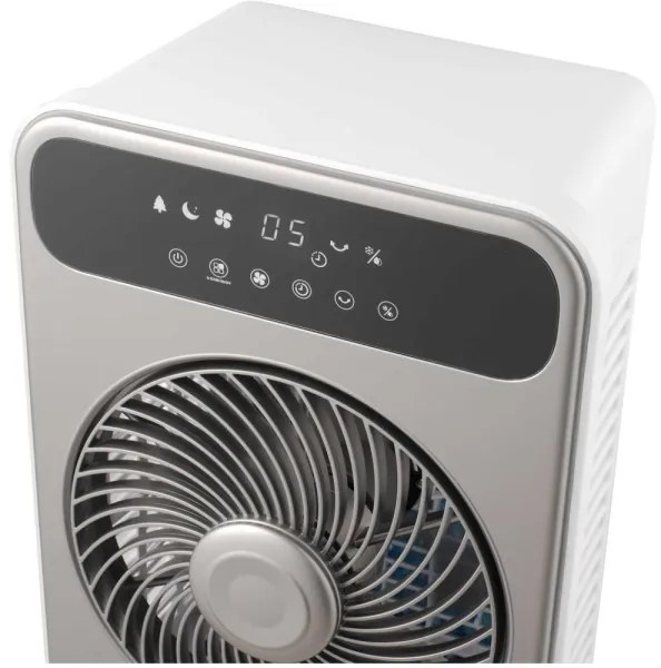 Sencor - Raffrescatore d'aria mobile 28W/230V grigio con telecomando