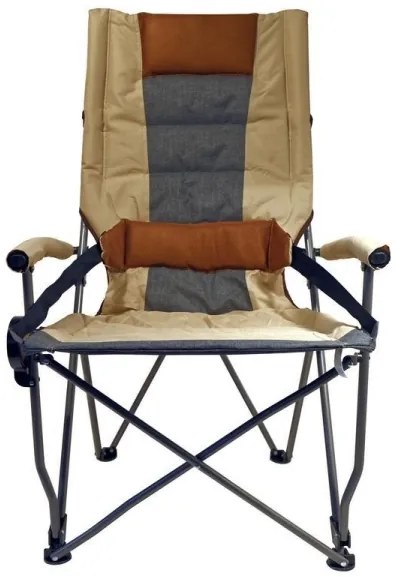 Sedia da campeggio pieghevole marrone