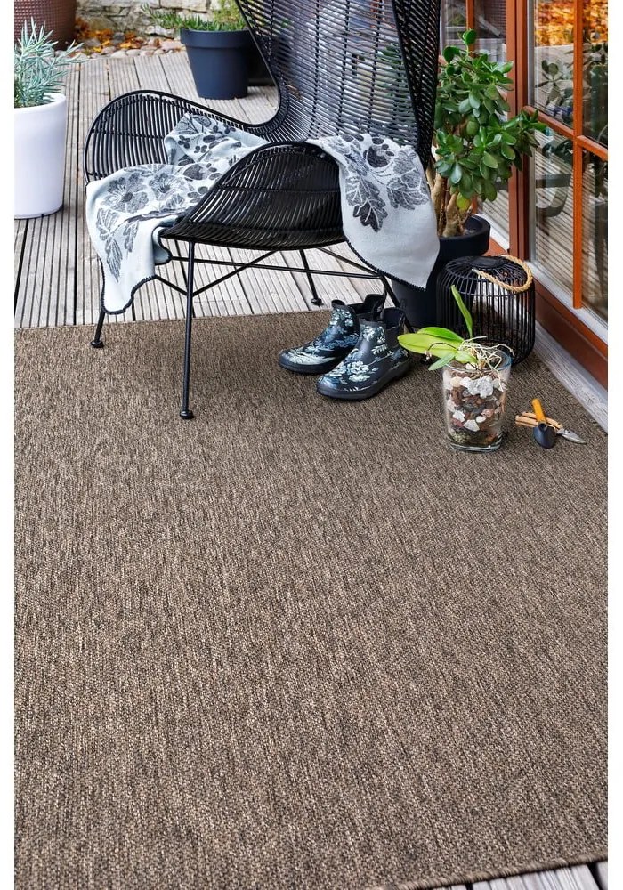 Tappeto marrone per esterni 250x80 cm Vagabond™ - Narma