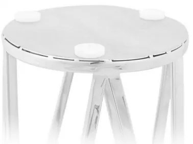 Lanterna FRAGIL 26 cm cromo/nero