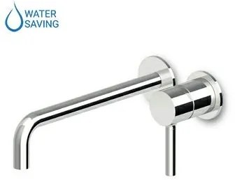 Zucchetti Pan Zp6123 Miscelatore monocomando lavabo a muro bocca 230 mm senza parte ad incasso cromo