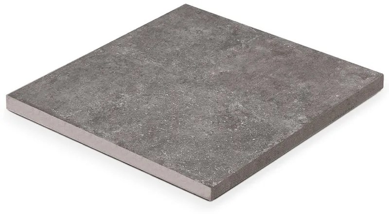 Lastra di cemento Moon in gres naturale grigio L 90 x L 90 cm, spessore 30 mm