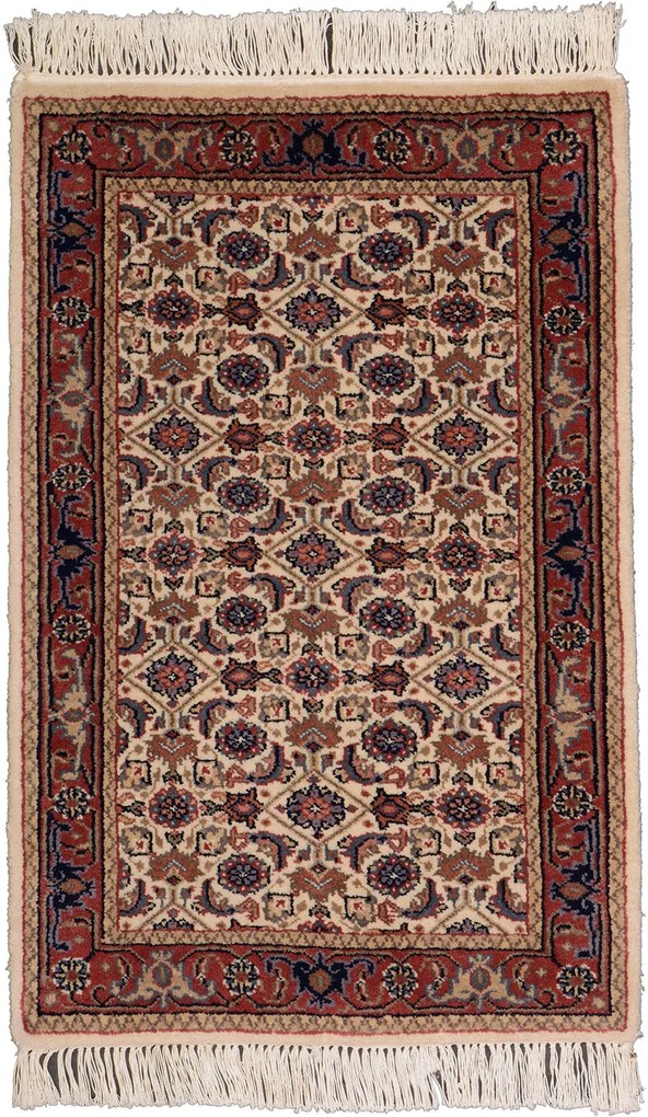 Bidjar Tappeto orientale 60 x 90 Beige (Indian) Annodato A Mano