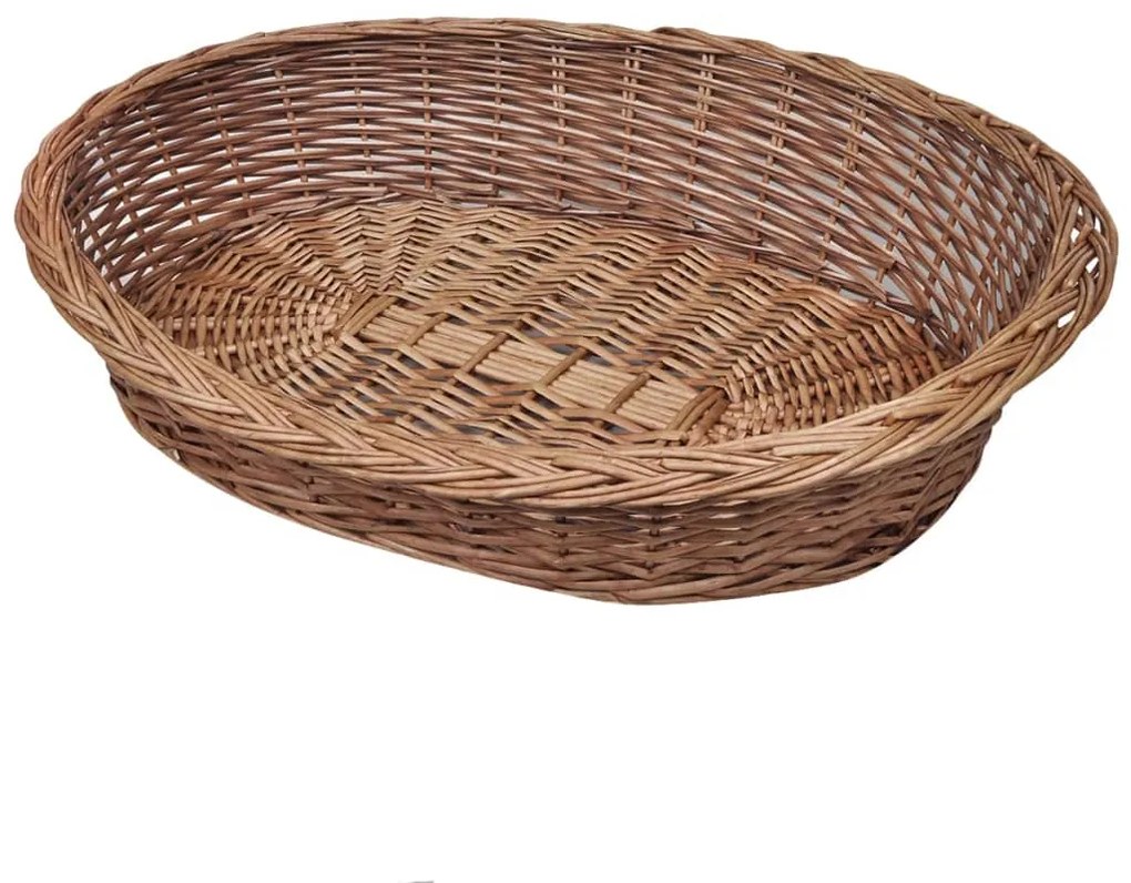 Cesto Per Cani/lettino İn Vimini Naturale 90 Cm /