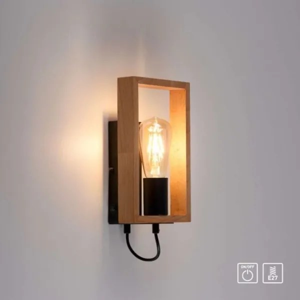 Leuchten Direkt 15654-18 - Applique FRANKY 1xE27/60W/230V