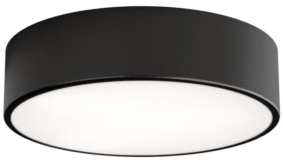 Plafoniera LED CLEO 24W 230V 4000K Ø30 cm nera