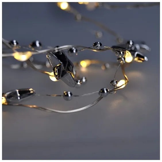 Solight 1v215 - Catena di Natale LED 20xLED/2xAA 2m bianco caldo