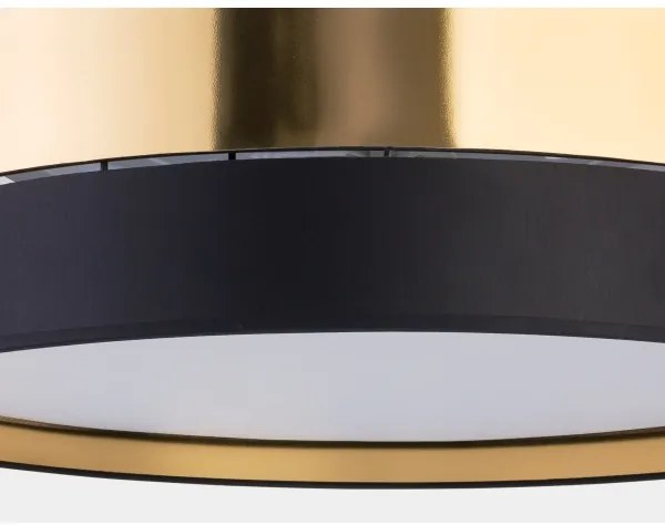 Plafoniera HILTON 4xE27/15W/230V d. 60 cm ottone/nero