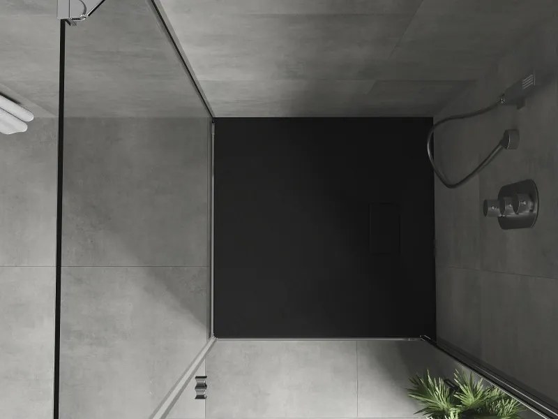 Mexen Hugo piatto doccia quadrato SMC 90 x 90 cm, nero - 42709090