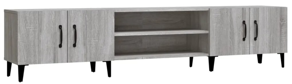 Mobile tv grigio sonoma 180x31,5x40 cm in legno multistrato