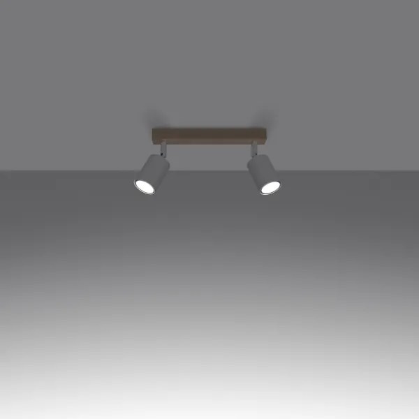 Sollux SL.1286 - Faretto VERDO 2xGU10/10W/230V bianco