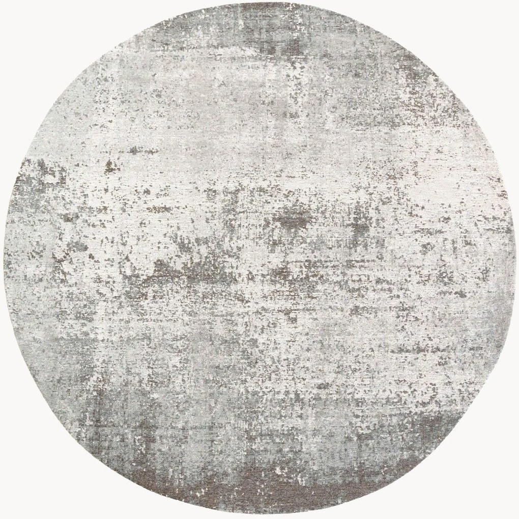 Tappeto rotondo jacquard lavabile da interno-esterno Virgin Land
