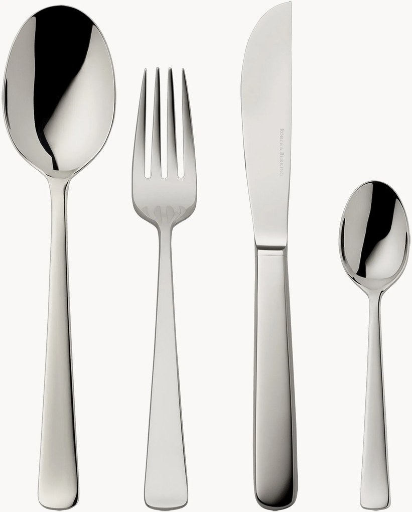 Set di posate fatte a mano lucidate a specchio Atlantic, varie misure