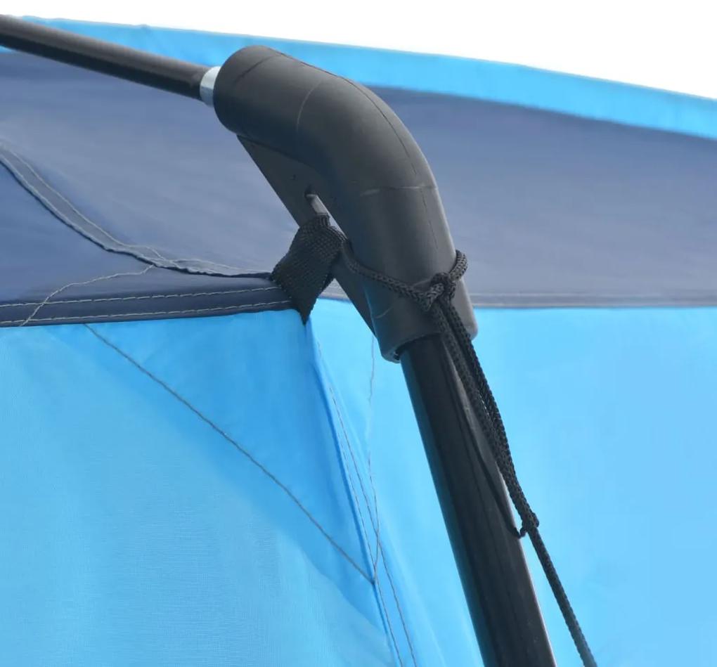 Tenda per Piscina in Tessuto 500x433x250 cm Blu
