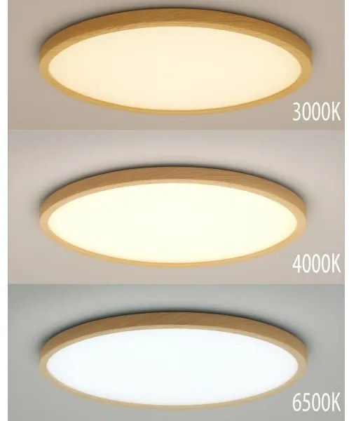Plafoniera LED/18W/230V 3000/4000/6500K Ø 23 cm beige