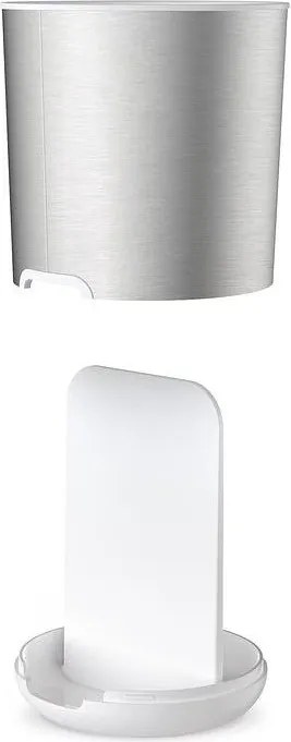 Portaspazzolino argentato in acciaio inox Duo Steel – Joseph Joseph