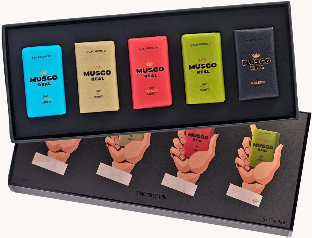 Set di 5 mini saponi Musgo Real