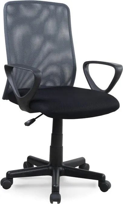 Sedia da ufficio Alex in nero grigio