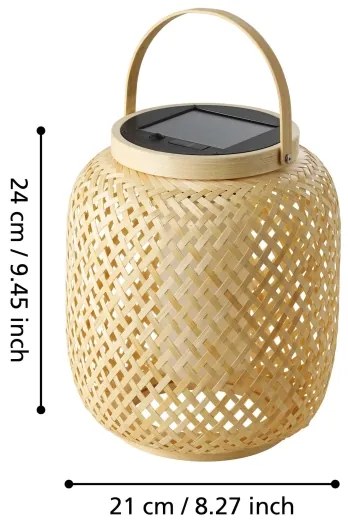 Eglo 901087 - LED Solare lampada da tavolo MARLIANO LED/3,3W/3,7V IP44