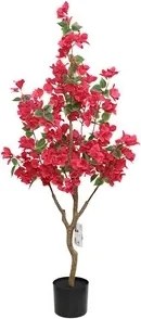 Bouganvillea Artificiale Con Vaso Nero H 120 Cm