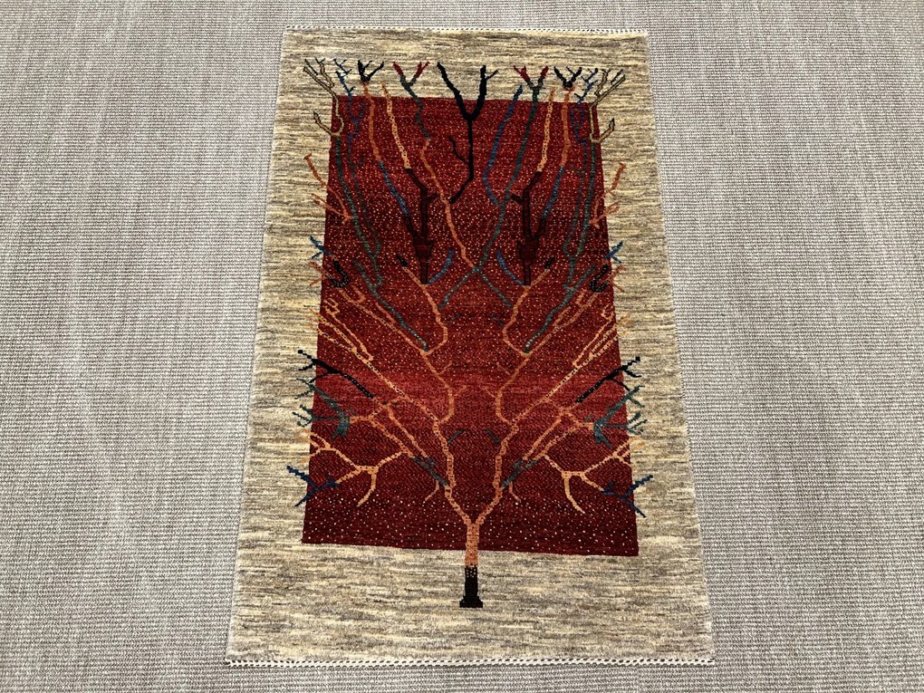 Loribaft Tappeto persiano 80x130 Rosso (Iran) Annodato A Mano
