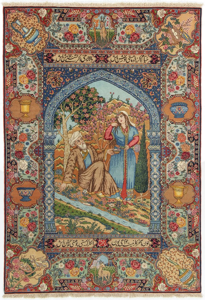 Tabriz Tappeto 200x140 (Iran) Annodato A Mano