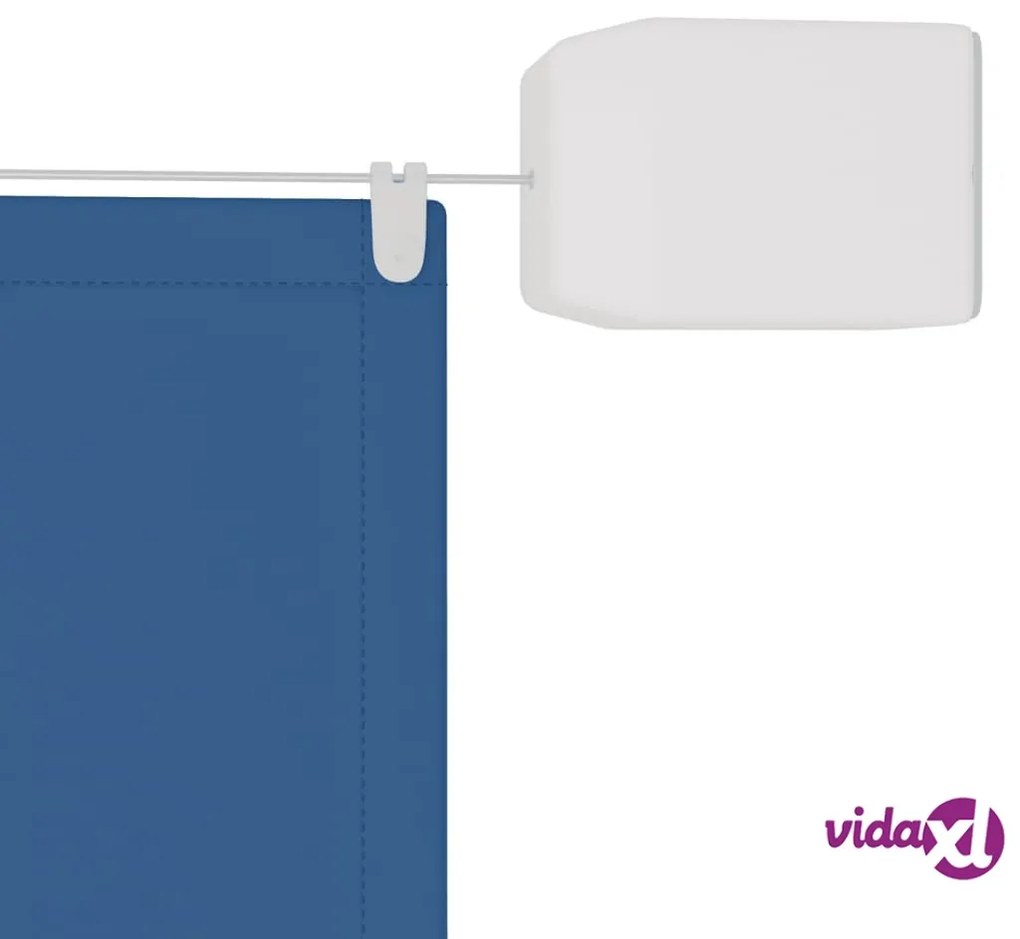 vidaXL Paravento Verticale Blu 140x270 cm in Tessuto Oxford