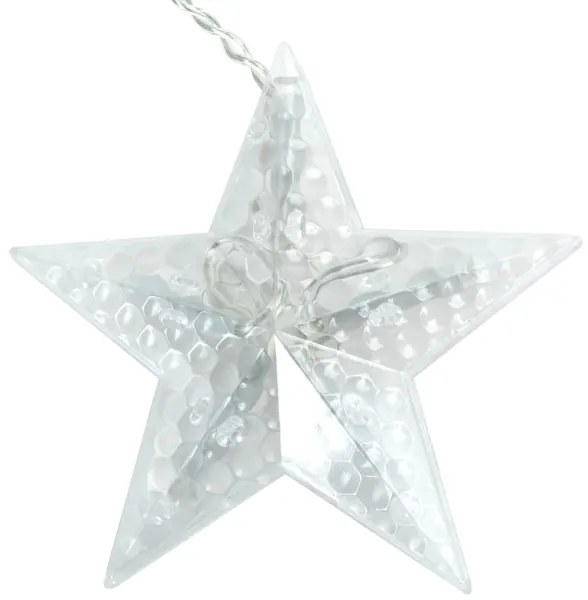 Aigostar - Catena natalizia LED da esterno 120xLED/6W/230V/8 funzioni 3x0,6m IP44 bianco freddoDO