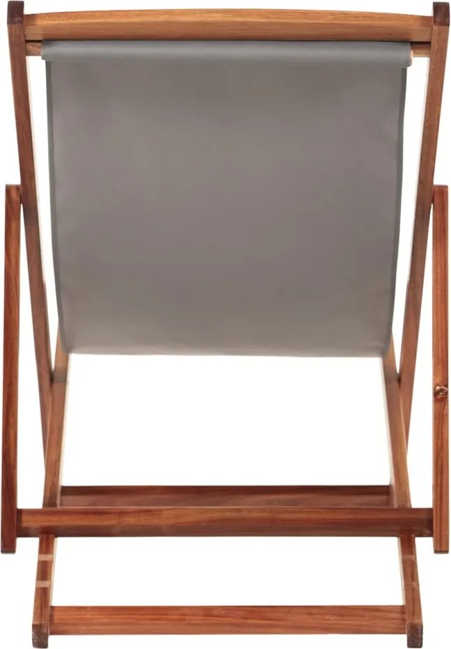 Sdraio da giardino grigia/di colore naturale in legno massiccio Dionysus – Bonami Essentials