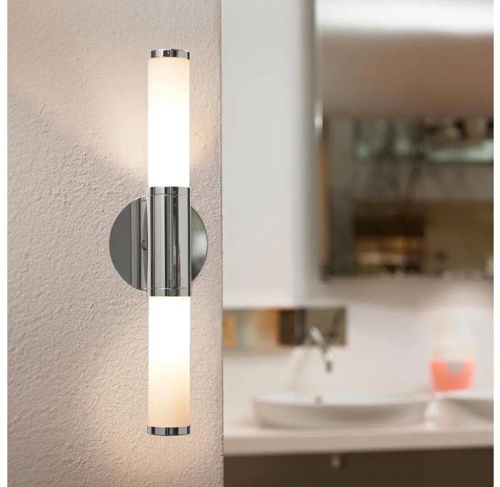 Eglo 87219 - Applique da bagno PALMERA 2xE14/40W/230V IP44
