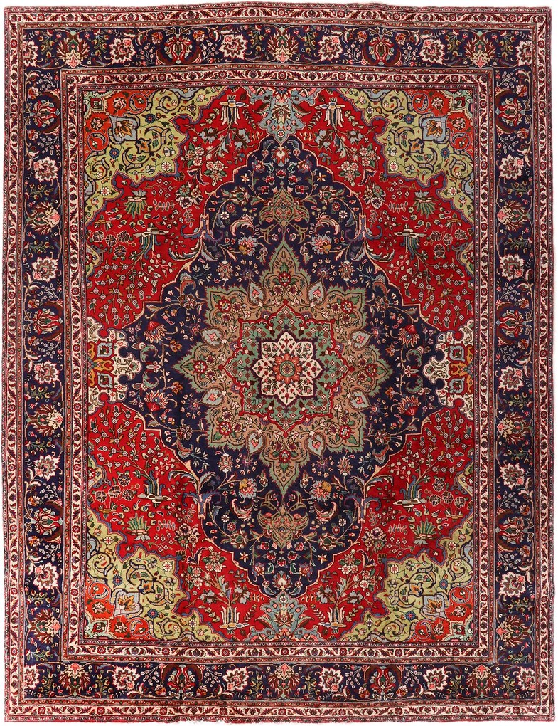 Tabriz Tappeto persiano 300 x 400 (Iran) Annodato A Mano