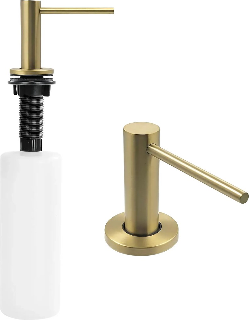 Dispenser lavello sapone  Rea erogatore DEX Brush Gold