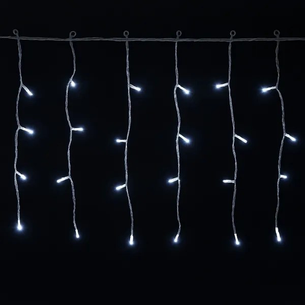 Aigostar - Catena luminosa natalizia LED per esterni 200xLED/3,6W/230V/8 funzioni 10x0,4m IP44 bianco freddo