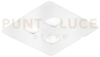 Giselle p/p - plafoniera colore bianco  3 luci attacco gx53 35cm