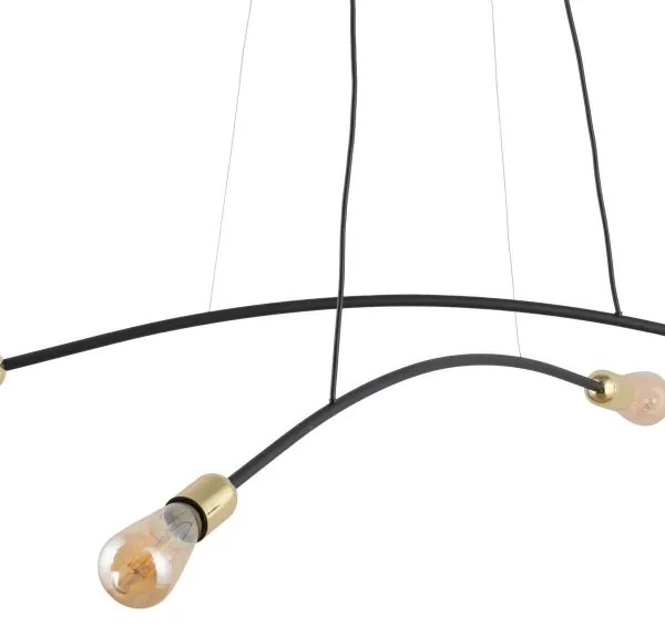 Lampadario a sospensione con filo HELIX 4xE27/15W/230V